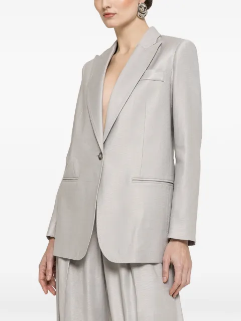 NISSA single-breasted blazer Grey S15580