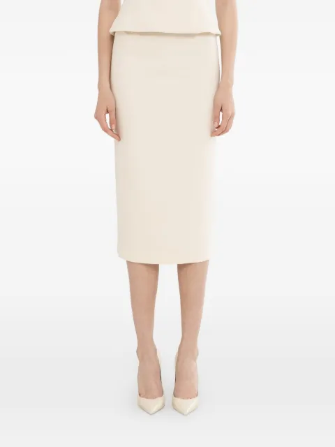 NISSA high-waisted pencil midi skirt Neutrals F1345