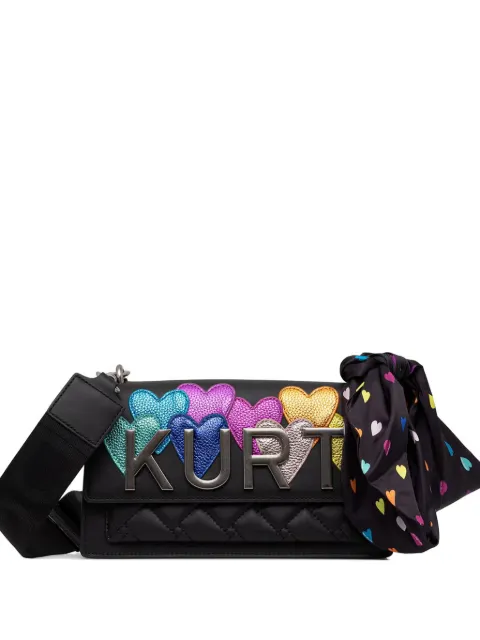 Kurt Geiger London logo-plaque cross body bag Black 5384205109