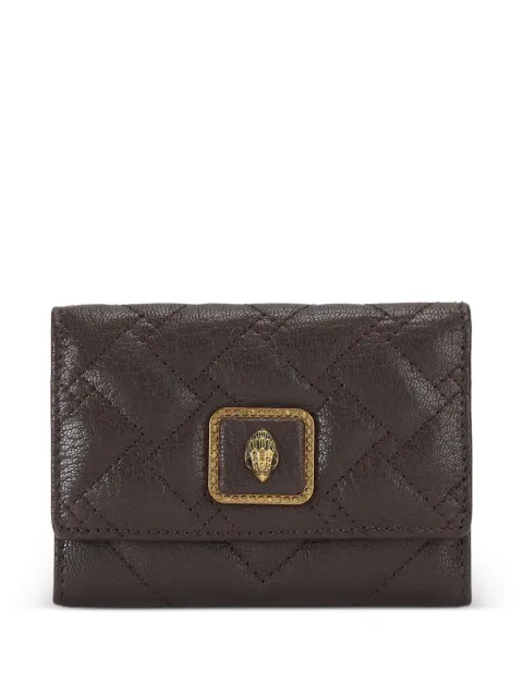 Kurt Geiger London quilted leather card holder Brown 5375931109