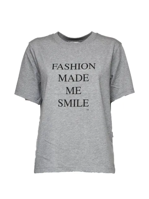 Victoria Beckham printed T-shirt Grey 1226JTS007458A