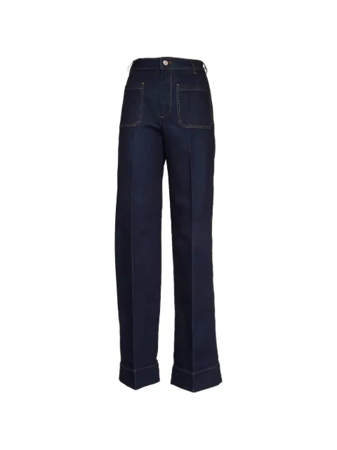 Victoria Beckham Alina patch-pocket jeans Blue 1226DJE007252H