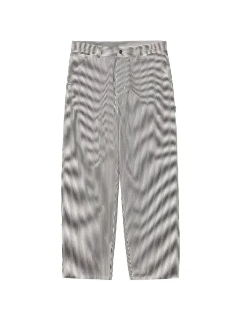 Carhartt WIP Mercer Single Knee striped trousers White I036531