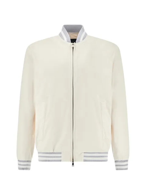Paul & Shark zip fastening bomber jacket Neutrals 26412106782