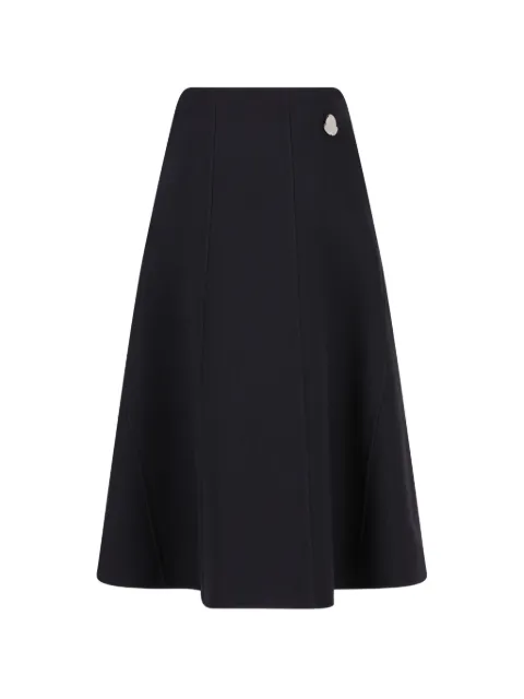 Moncler x Jil Sander midi flared skirt Blue W2D00008