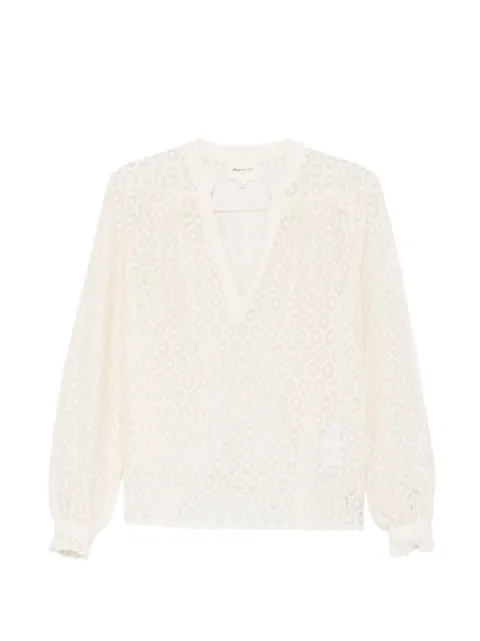 MAISON123 Daniela V-neck floral-print blouse Neutrals 6558473
