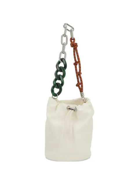 Plan C logo-detail bucket bag Neutrals SECBH11SK0TC048