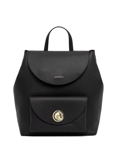 Coccinelle logo-detail backpack Black E1TOA140101
