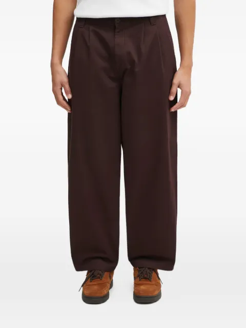 Carhartt WIP pleated trousers Brown I033759