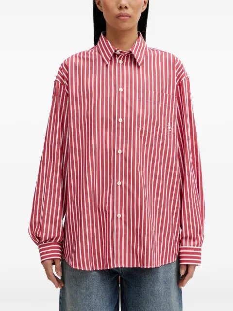 Sporty & Rich striped pocket shirt Red SI00663302RE36