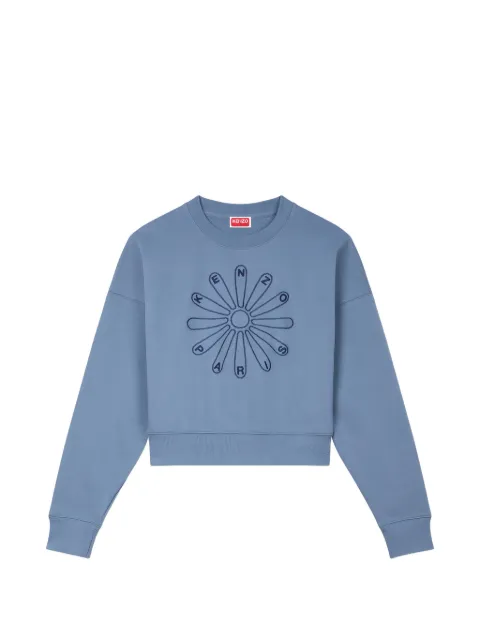 Kenzo floral print sweater Blue FE62SW1564MI