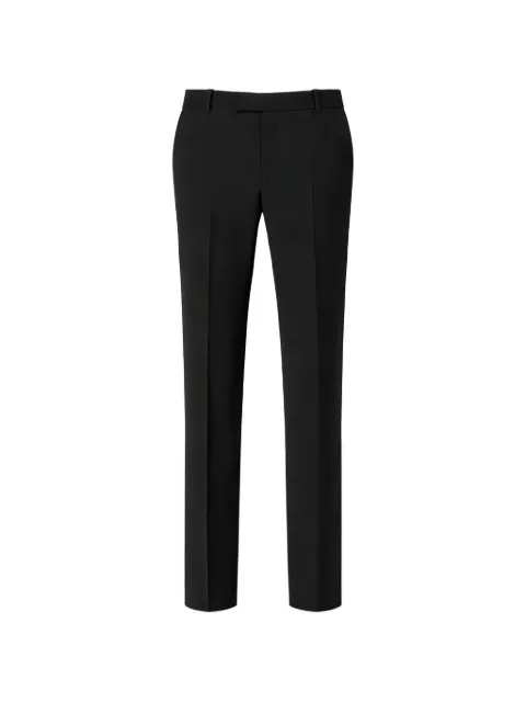 Alexander McQueen pressed-crease trousers Black 850534QVAAA1