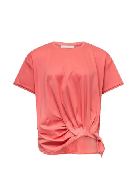 Club21 side-tie T-shirt Orange JOATPL024CORALSS26
