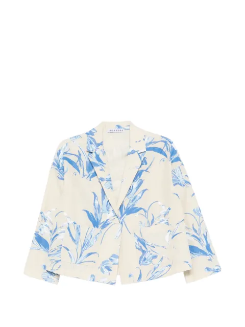 Rosso 35 floral print americana jacket Neutrals S7493A9371