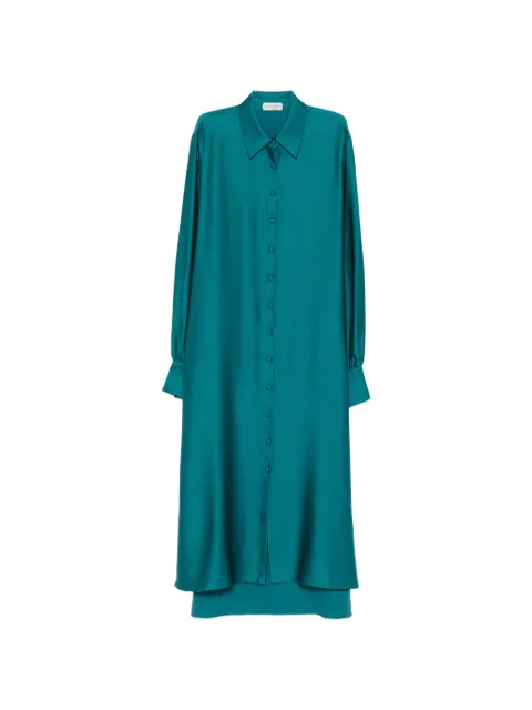 SILKYLICIOUS Nigora shirt dress Green K31504