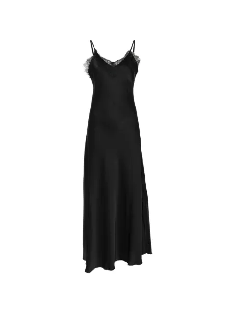 SILKYLICIOUS lace maxi dress Black A48003