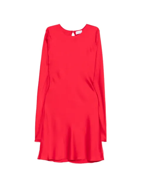 SILKYLICIOUS long-sleeve short dress Red A49706