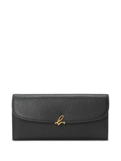 agnès b. 'THE b.' flap leather wallet Black P872VCZ1