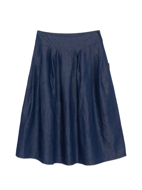 agnès b. denim pleated skirt Blue 1589TCD7