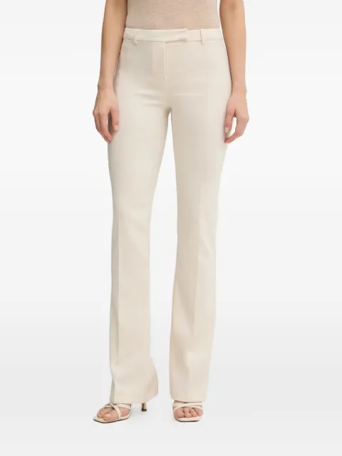 Patrizia Pepe emblem flared trousers Neutrals 8P0781A6F5