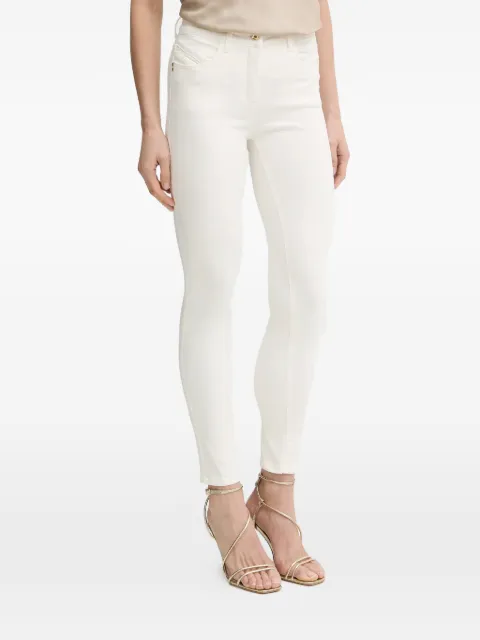 Patrizia Pepe logo-appliqued jeans White CP0509DS04