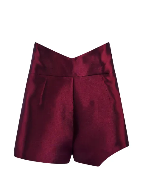 ARAFTU high-waisted tailored shorts Red PN01D0126