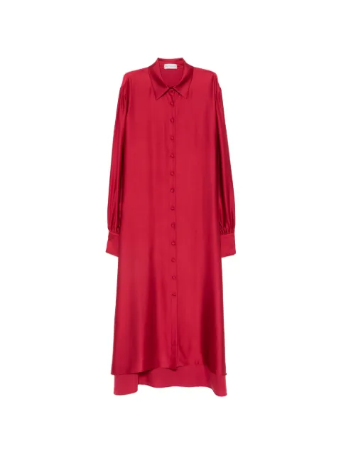 SILKYLICIOUS Nigora shirt dress Red J31506