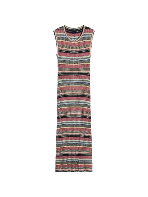 Weekend Max Mara striped midi dress Pink 2615321012600