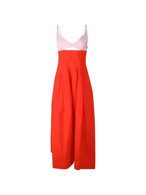 SIMKHAI Maddy cutout midi dress Red 2261148T