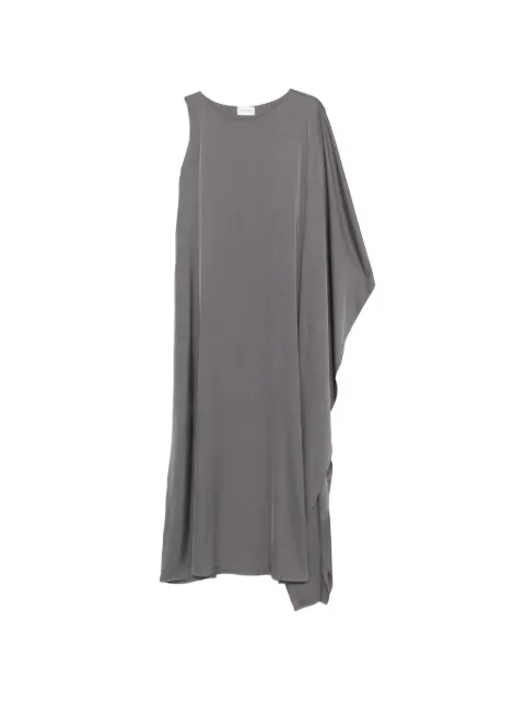 SILKYLICIOUS Muse asymmetric maxi dress Grey A4L319312
