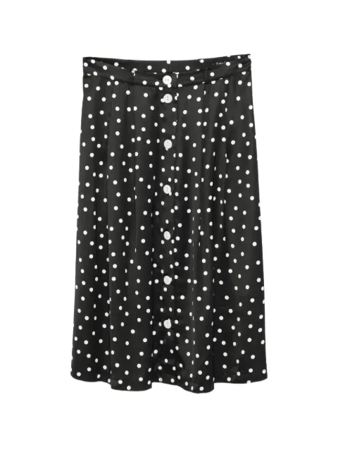 agnès b. polka-dots midi skirt Black O493IDW4