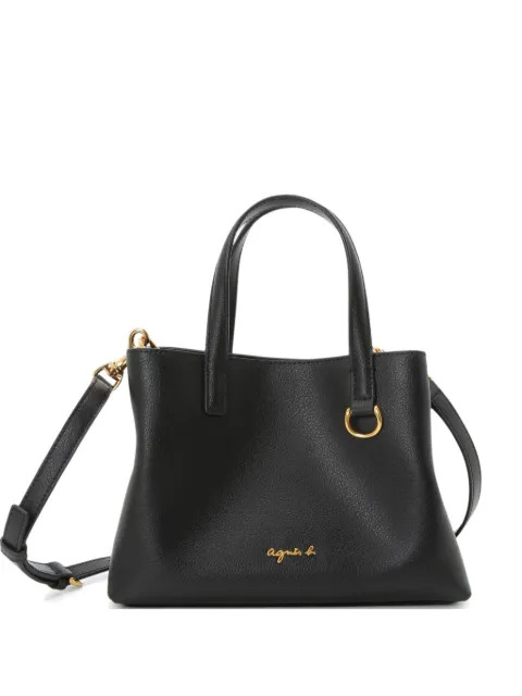 agnès b. handles shoulder strap tote bag Black P835VCZ8