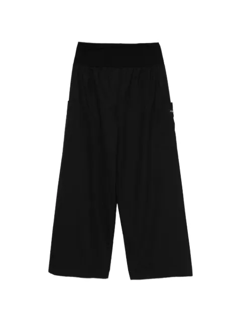 agnès b. high-waisted trousers Black Y356UU42