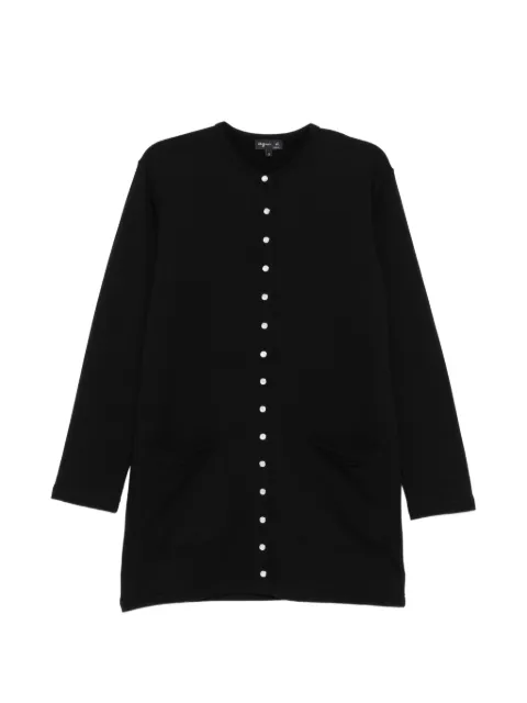 agnès b. front button fastening dress Black EDC7M440