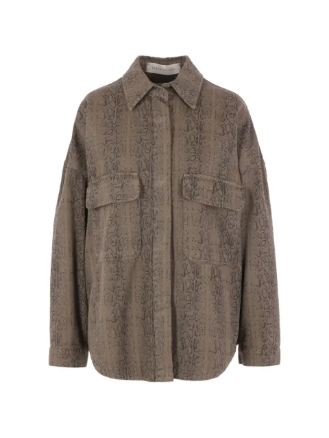 Federica Tosi chest-pocket shirt Brown 4010440188