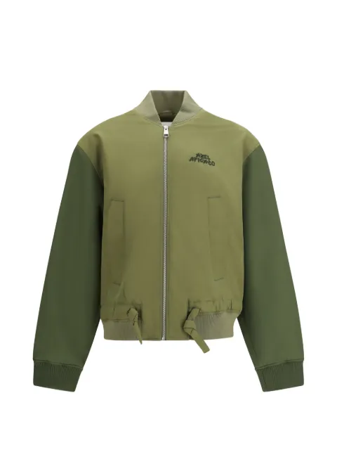 Axel Arigato Archer ribbed logo bomber jacket Green A3764003