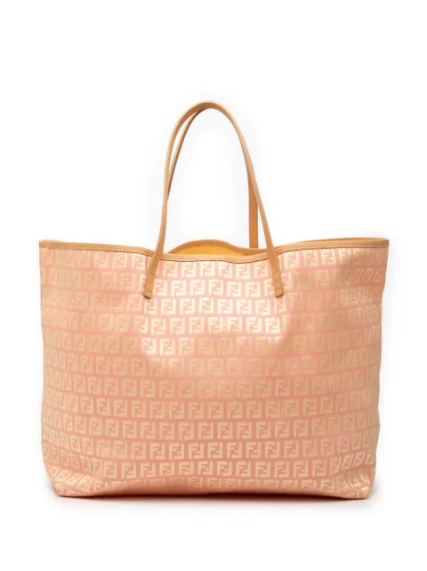 Fendi Pre-Owned 2000-2010 Medium Zucchino Canvas Roll tote bag Pink HDSX2UXJKZIGL1MQ