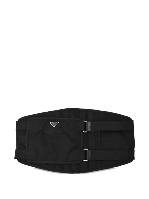 Prada Pre-Owned 1990s corset waist belt bag Black 155737