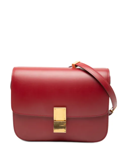 Celine Pre-Owned 2013 Medium Calfskin Classic Box crossbody bag Red TWS2HHZTBEUDINVU