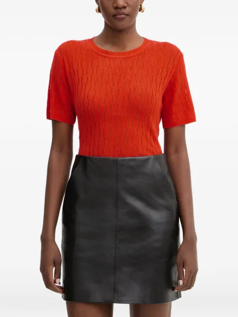 Patrizia Pepe cable-knit sweater Red 8K0377K307