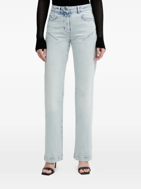 Patrizia Pepe belt-loops jeans Blue 8P0805D1WZB