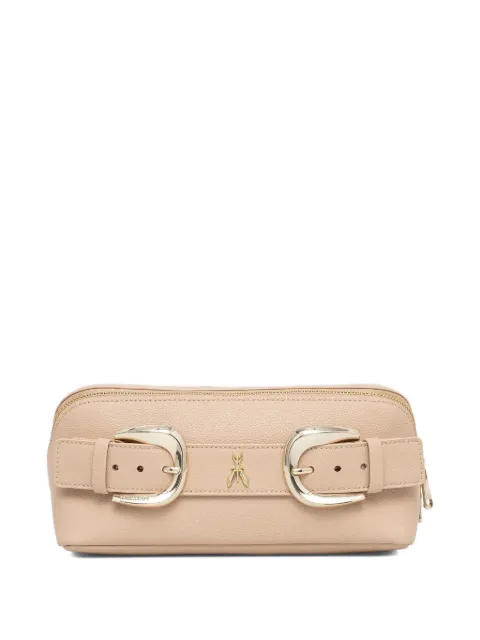 Patrizia Pepe buckle makeup bag Neutrals 8Q0027L001