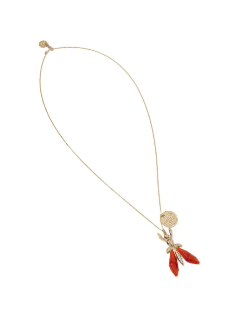 Patrizia Pepe fly-pendant necklace Gold CJ3577M005