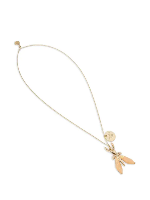 Patrizia Pepe fly-pendant necklace Gold CJ3577M005