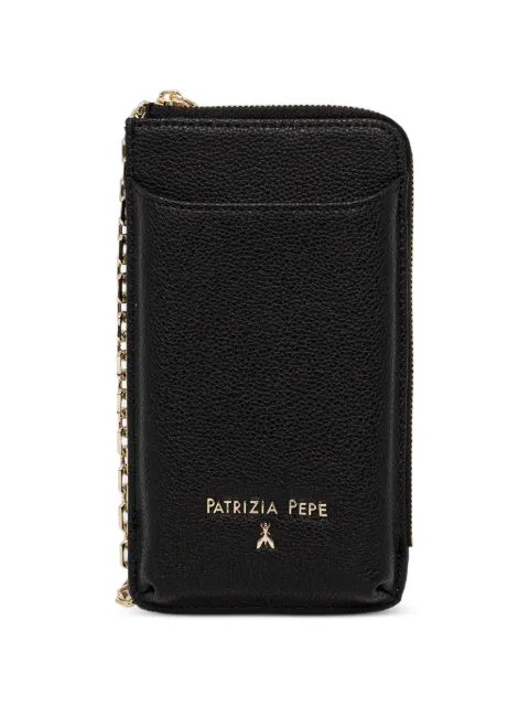 Patrizia Pepe chain-strap phone crossbody bag Black 8Q0029L001