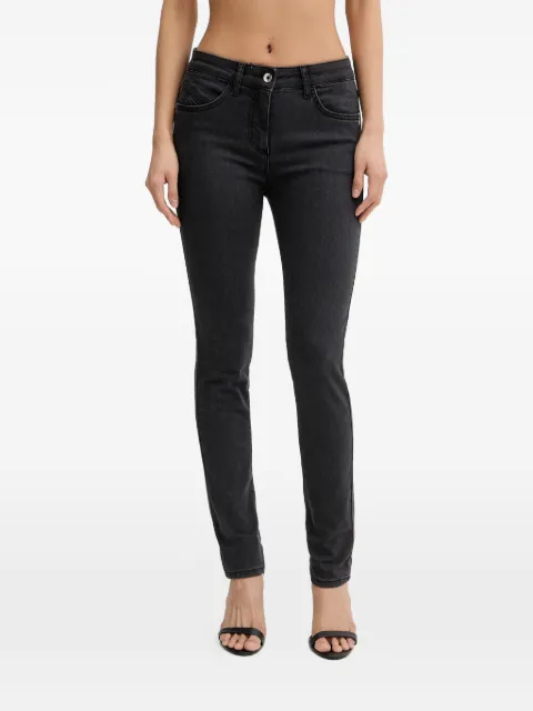 Patrizia Pepe belt-loops jeans Black CP0509D1HIN