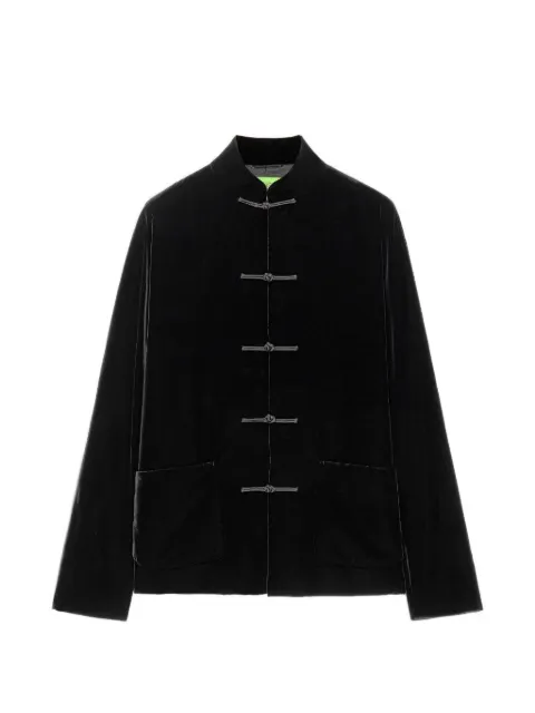 Shanghai Tang mandarin-collar jacket Black Z2MRJ051AN