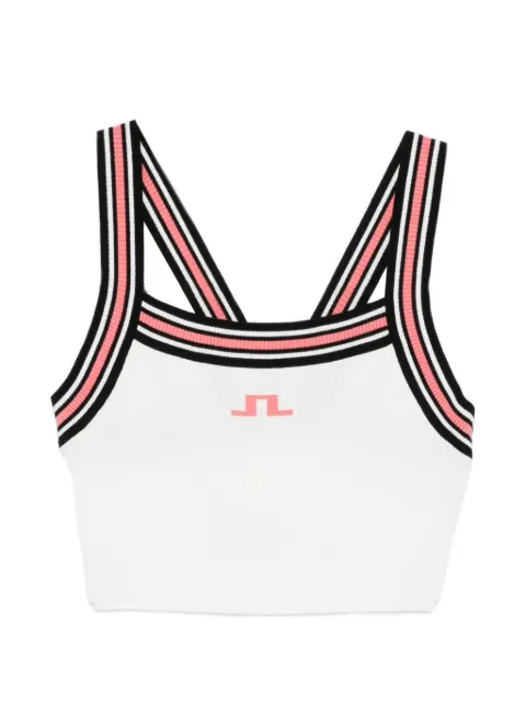 J.Lindeberg Nori knit crop top White FWKW16023