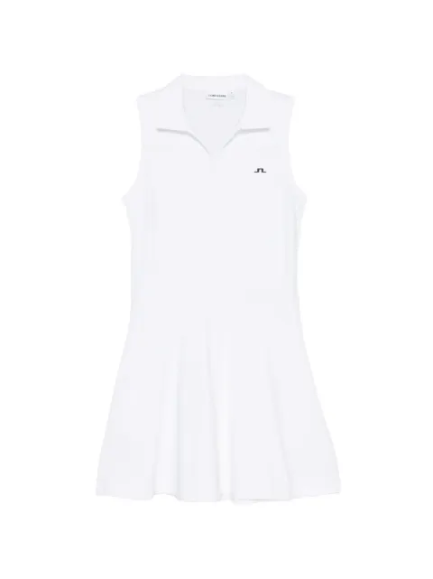 J.Lindeberg polo-collar maxi dress White GWSD14581