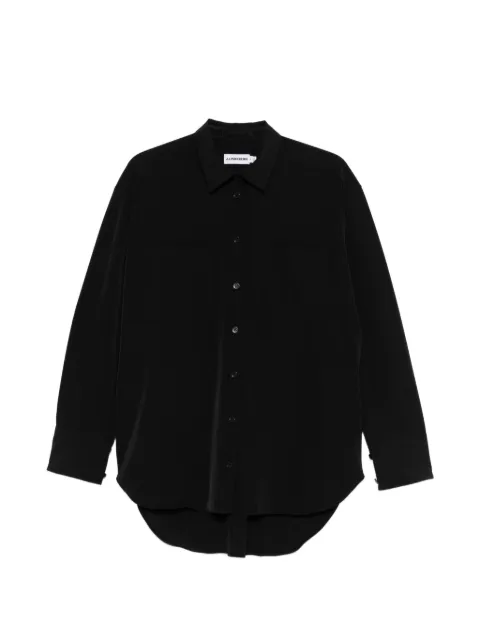 J.Lindeberg Willow pocket drape shirt Black FWST15539